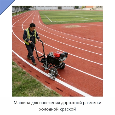 Машина для нанесения дорожной разметки холодной краской