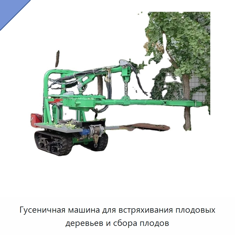 Гусеничная машина для встряхивания плодовых деревьев и сбора плодов — Прочая строительная техника