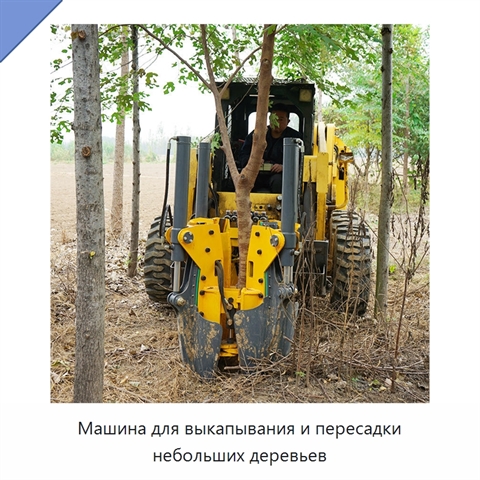 Машина для выкапывания и пересадки небольших деревьев