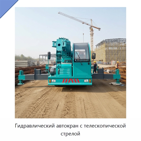 Гидравлический автокран с телескопической стрелой