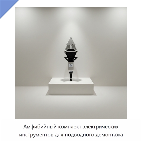 Амфибийный комплект электрических инструментов для подводного демонтажа