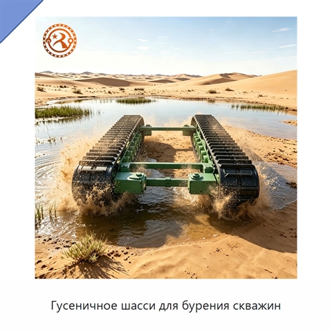 Гусеничное шасси для бурения скважин