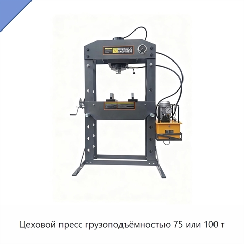 Цеховой пресс грузоподъёмностью 75 или 100 т