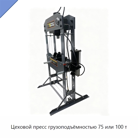 Цеховой пресс грузоподъёмностью 75 или 100 т