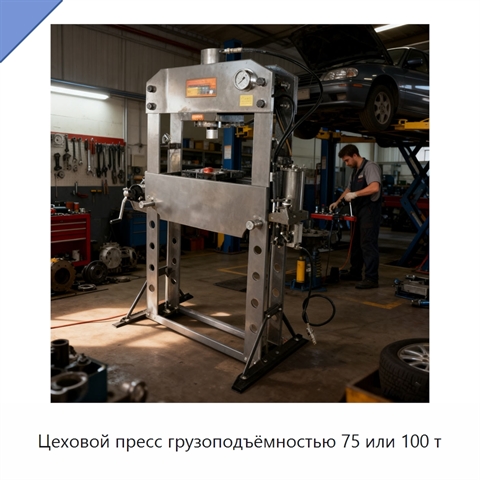 Цеховой пресс грузоподъёмностью 75 или 100 т