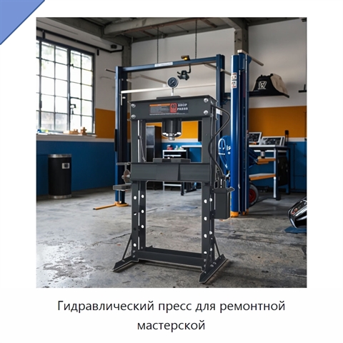 Гидравлический пресс для ремонтной мастерской