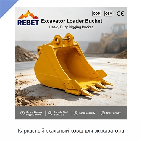 Каркасный скальный ковш для экскаватора