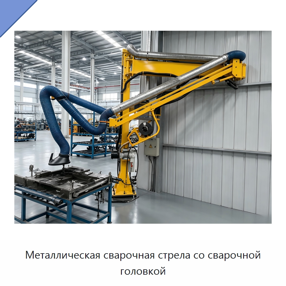 Металлическая сварочная стрела со сварочной головкой — Сварочные принадлежности и вспомогательное оборудование