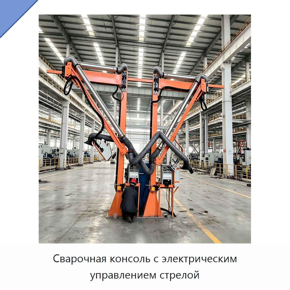 Сварочная консоль с электрическим управлением стрелой — Сварочные принадлежности и вспомогательное оборудование