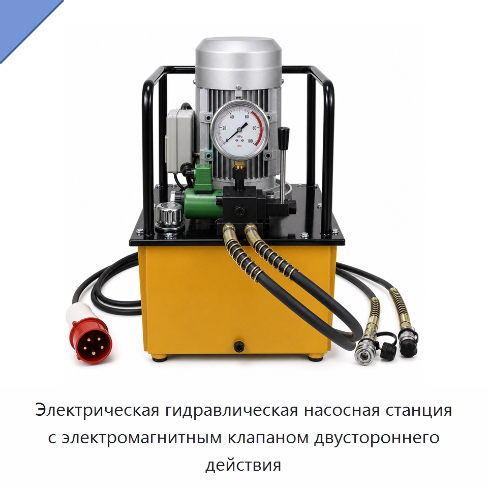 Электрическая гидравлическая насосная станция с электромагнитным клапаном двустороннего действия — Гидравлические насосы