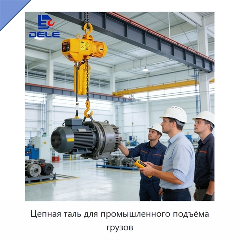 Цепная таль для промышленного подъёма грузов