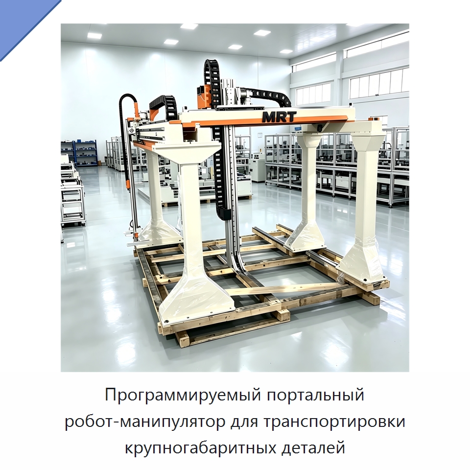 Программируемый портальный робот-манипулятор для транспортировки крупногабаритных деталей — Манипуляторы