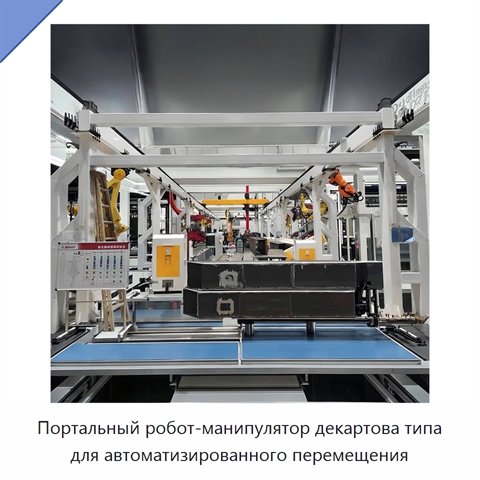 Портальный робот-манипулятор декартова типа для автоматизированного перемещения