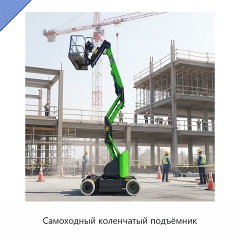 Самоходный коленчатый подъёмник