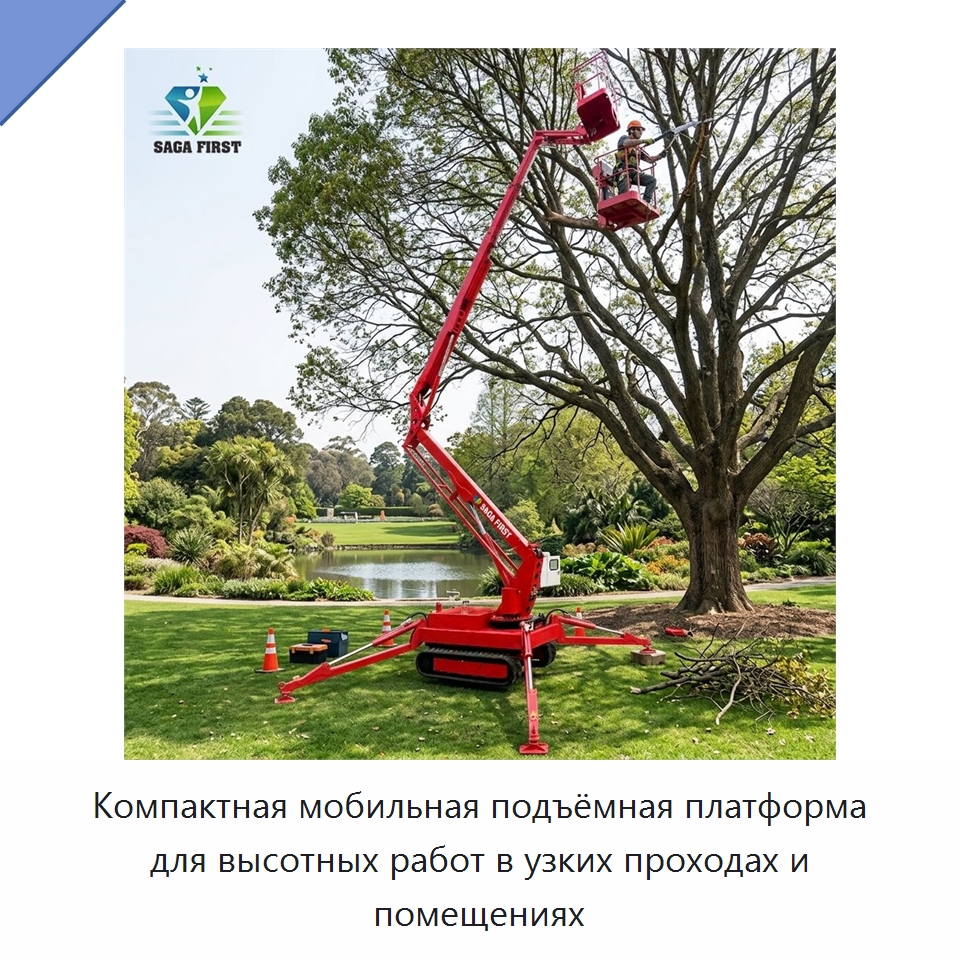 Компактная мобильная подъёмная платформа для высотных работ в узких проходах и помещениях — Подъемные столы