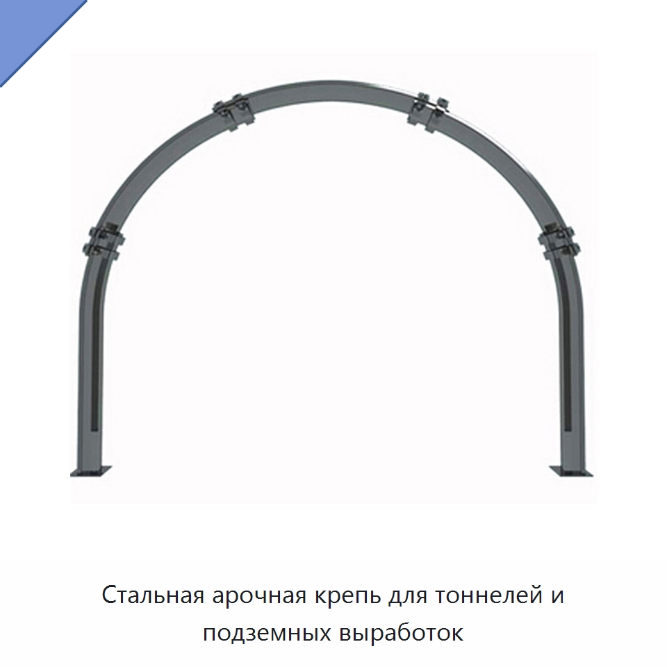 Стальная арочная крепь для тоннелей и подземных выработок — Горнодобывающее оборудование