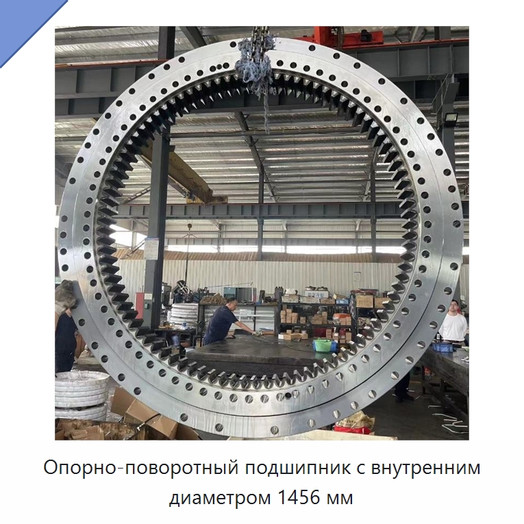 Опорно-поворотный подшипник с внутренним диаметром 1456 мм — Опорно-поворотные подшипники