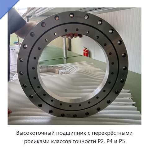 Высокоточный подшипник с перекрёстными роликами классов точности P2, P4 и P5
