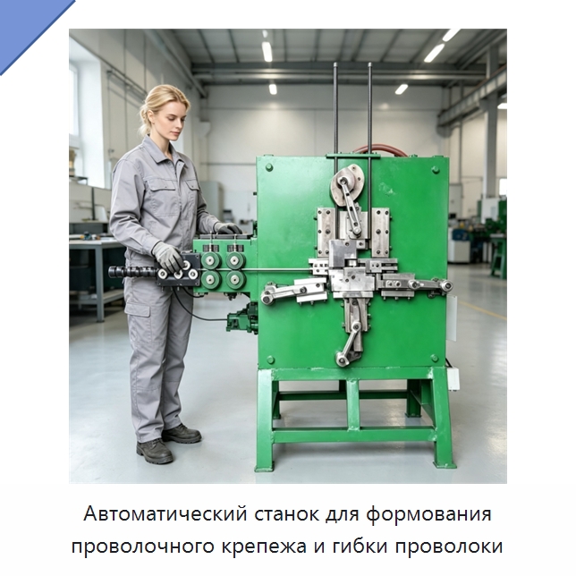 Автоматический станок для формования проволочного крепежа и гибки проволоки — Специальное оборудование для металлообработки и металлургии