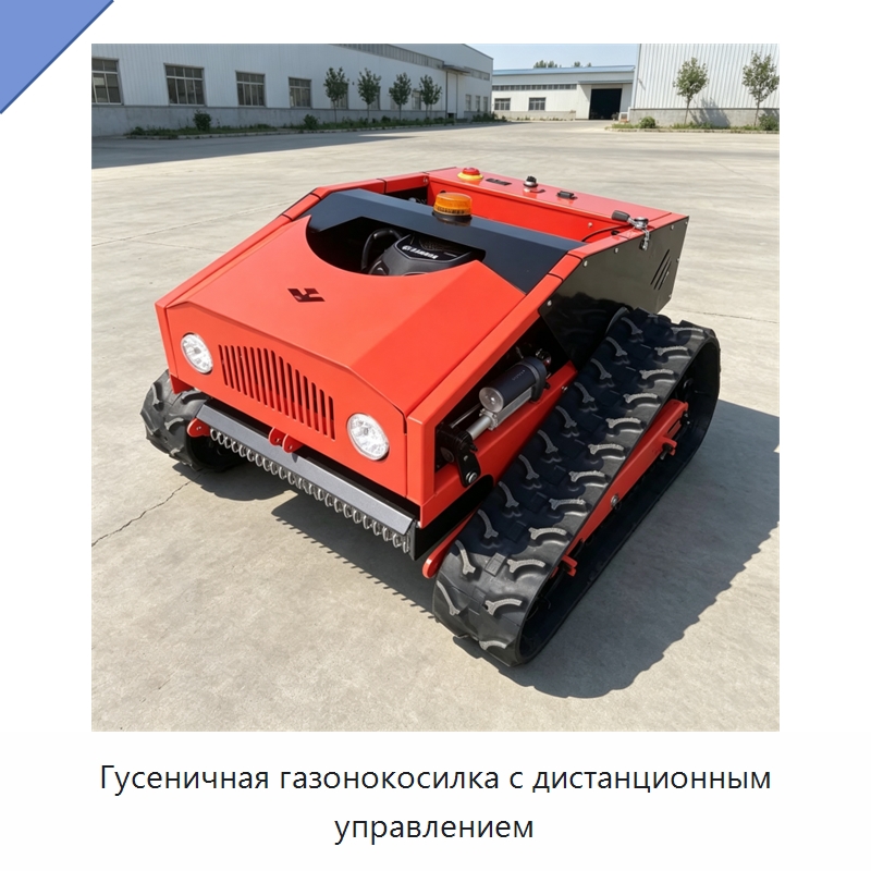Гусеничная газонокосилка с дистанционным управлением — Специальная сельскохозяйственная техника