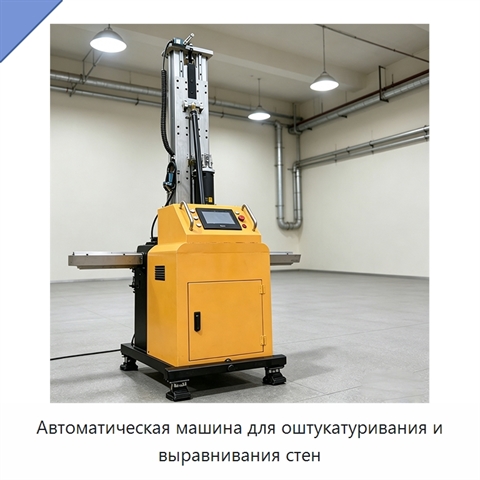 Автоматическая машина для оштукатуривания и выравнивания стен