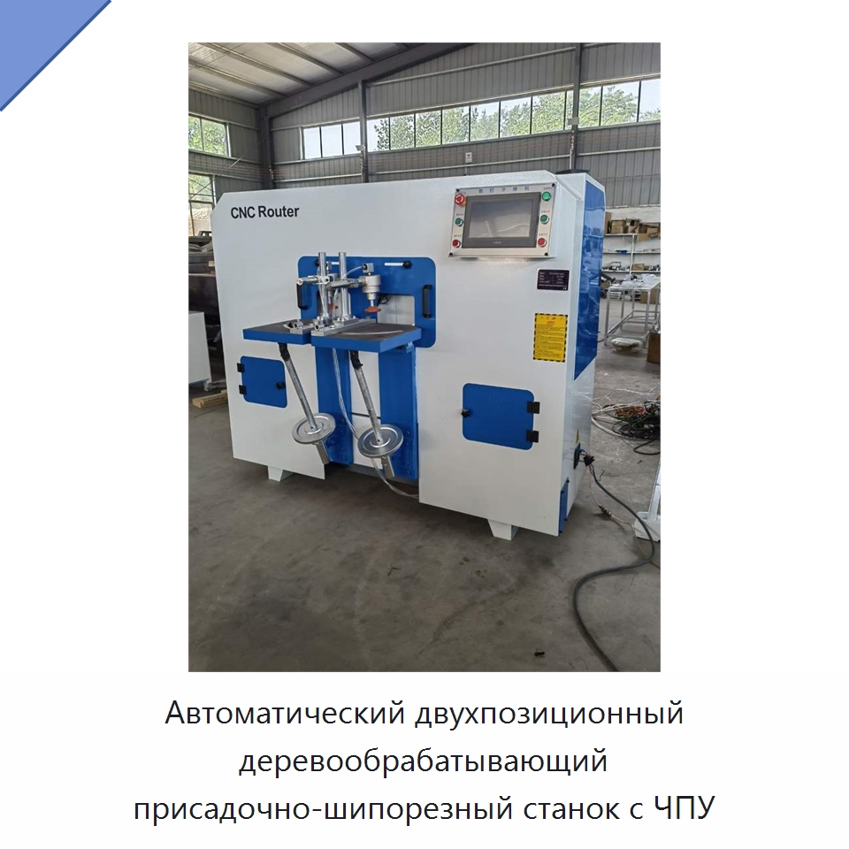 Автоматический двухпозиционный деревообрабатывающий присадочно-шипорезный станок с ЧПУ — Пазовально-долбёжные станки