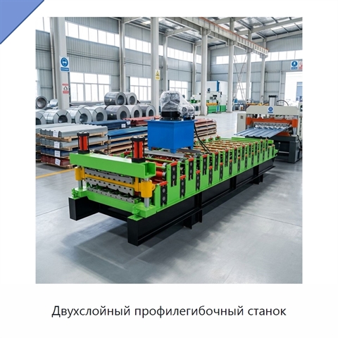Двухслойный профилегибочный станок