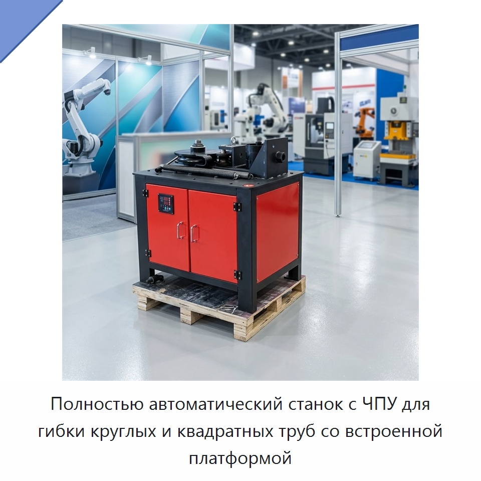 Полностью автоматический станок с ЧПУ для гибки круглых и квадратных труб со встроенной платформой — Станки для обработки труб