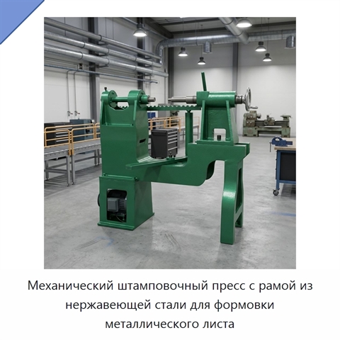 Механический штамповочный пресс с рамой из нержавеющей стали для формовки металлического листа