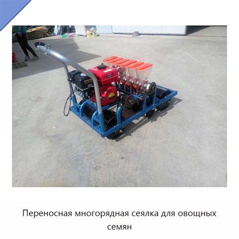 Переносная многорядная сеялка для овощных семян