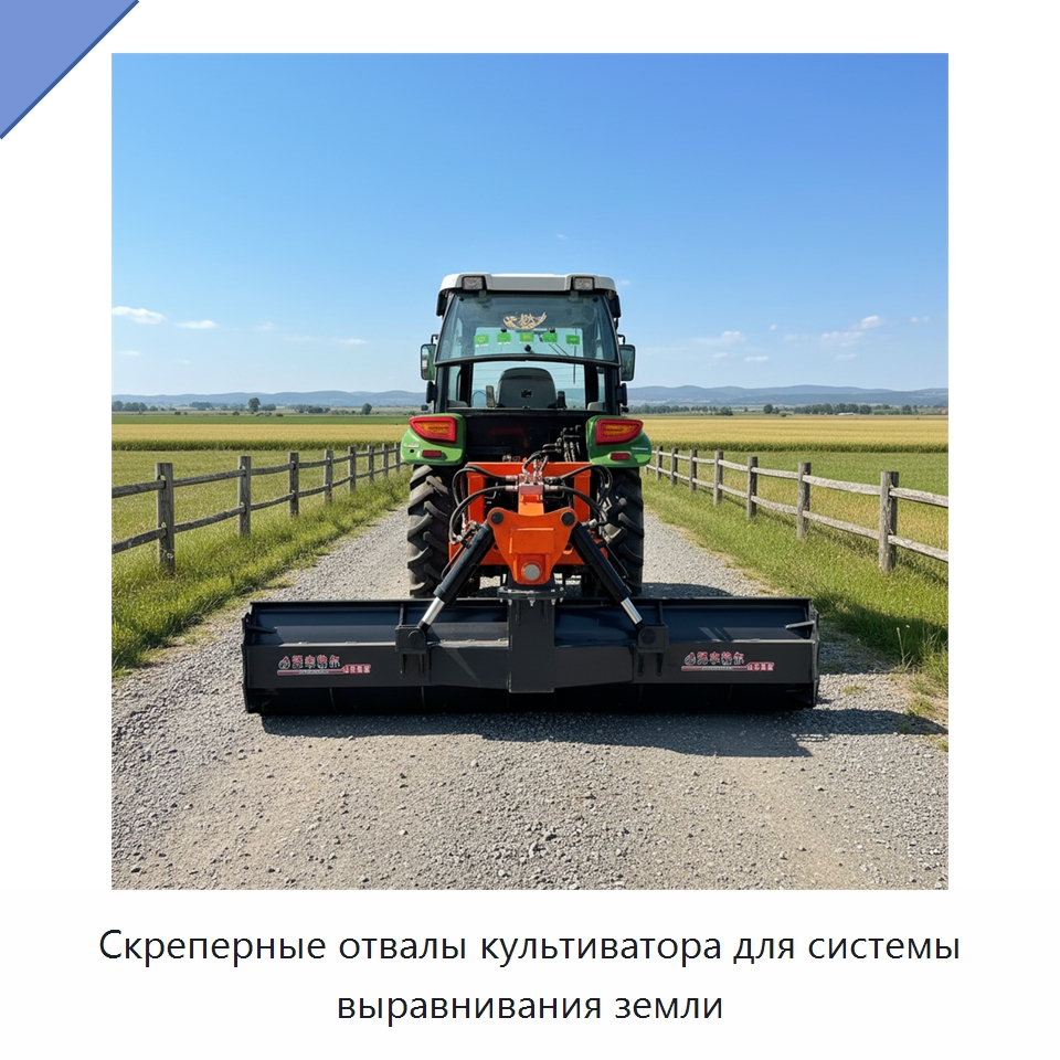 Скреперные отвалы культиватора для системы выравнивания земли — Сельскохозяйственные машины