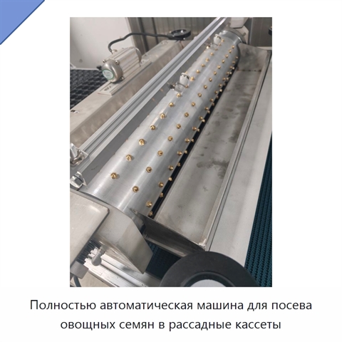 Полностью автоматическая машина для посева овощных семян в рассадные кассеты