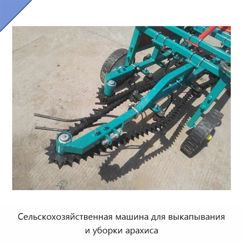 Сельскохозяйственная машина для выкапывания и уборки арахиса