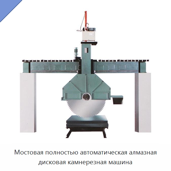 Мостовая полностью автоматическая алмазная дисковая камнерезная машина — Специальная строительная техника