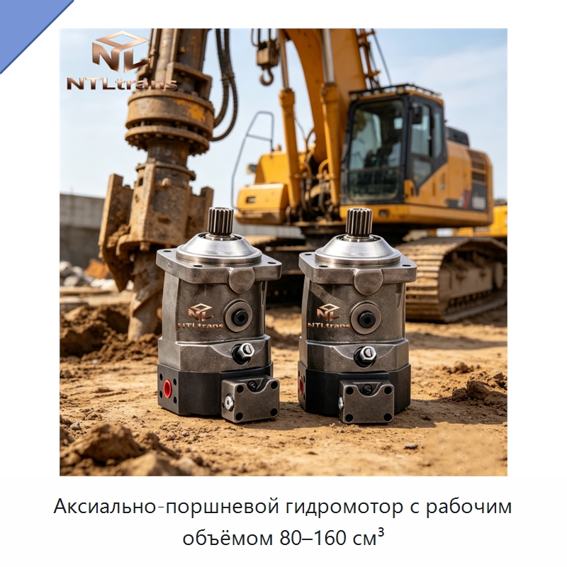 Аксиально-поршневой гидромотор с рабочим объёмом 80–160 см³ — Гидромоторы