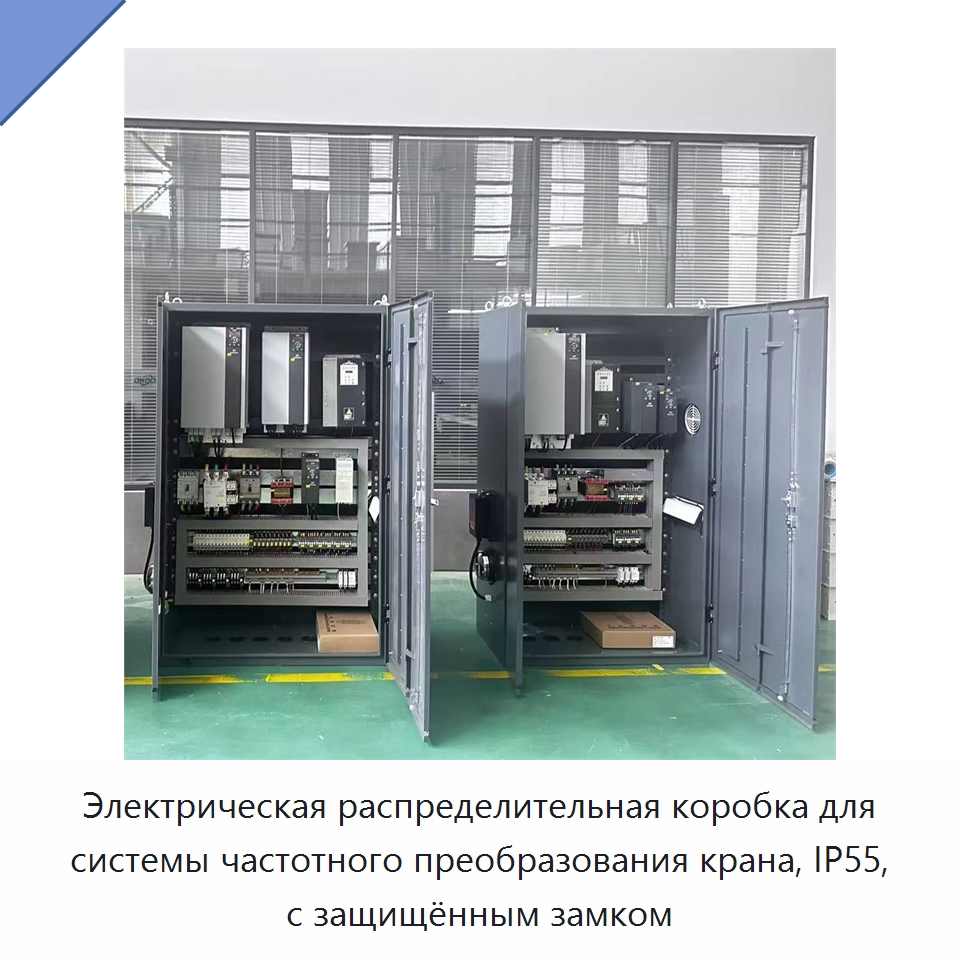 Электрическая распределительная коробка для системы частотного преобразования крана, IP55, с защищённым замком — Распределительное электрооборудование