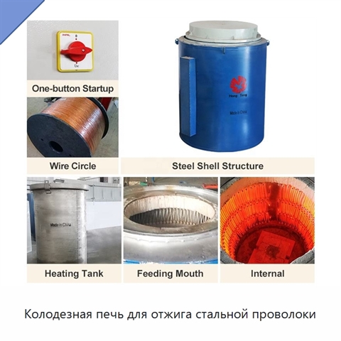 Колодезная печь для отжига стальной проволоки