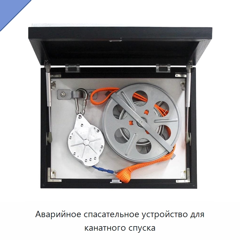 Аварийное спасательное устройство для канатного спуска — Специальные средства безопасности и защиты