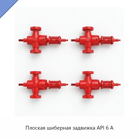 Плоская шиберная задвижка API 6 А