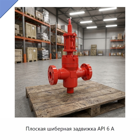 Плоская шиберная задвижка API 6 А