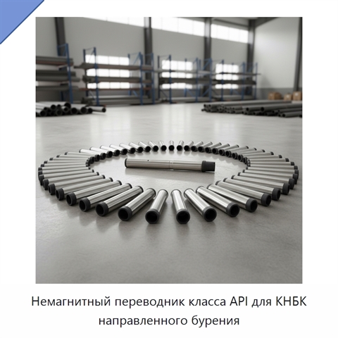Немагнитный переводник класса API для КНБК направленного бурения