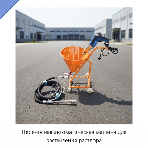 Переносная автоматическая машина для распыления раствора