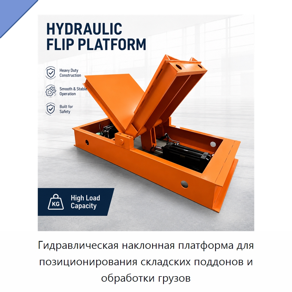 Гидравлическая наклонная платформа для позиционирования складских поддонов и обработки грузов — Электротали