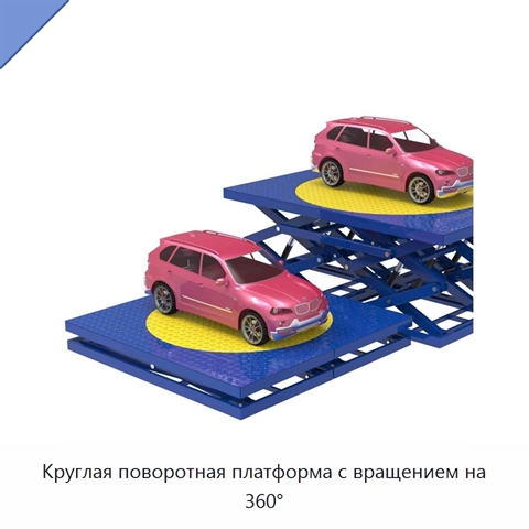 Круглая поворотная платформа с вращением на 360°
