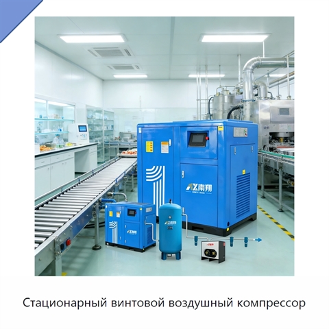 Стационарный винтовой воздушный компрессор