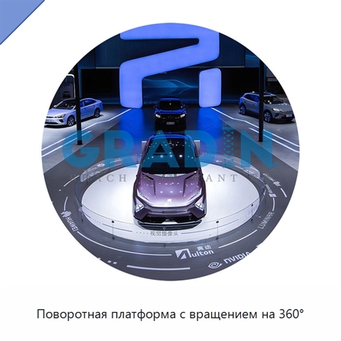 Поворотная платформа с вращением на 360°
