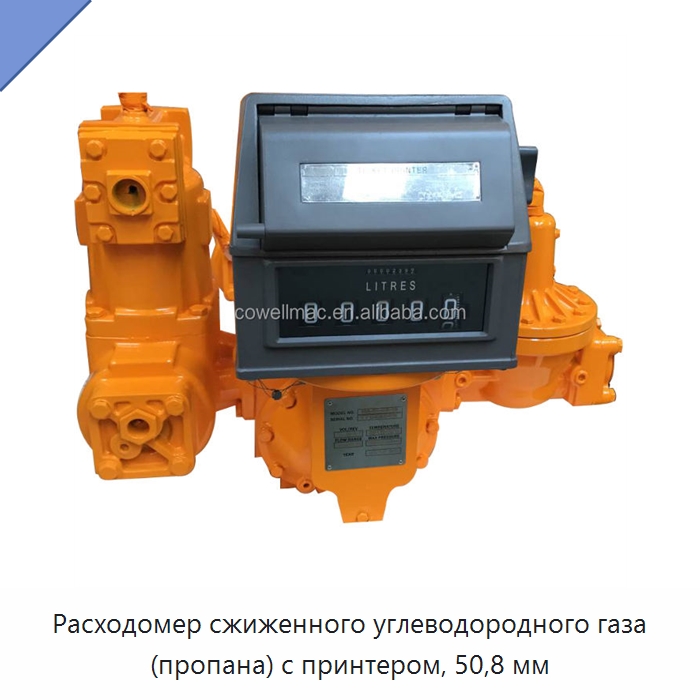 Расходомер сжиженного углеводородного газа (пропана) с принтером, 50,8 мм — Расходомеры