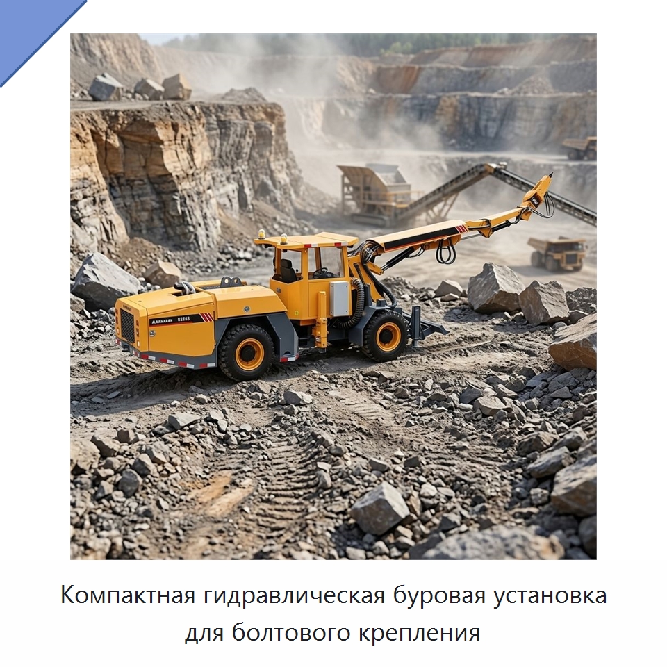 Компактная гидравлическая буровая установка для болтового крепления — Горнодобывающее оборудование