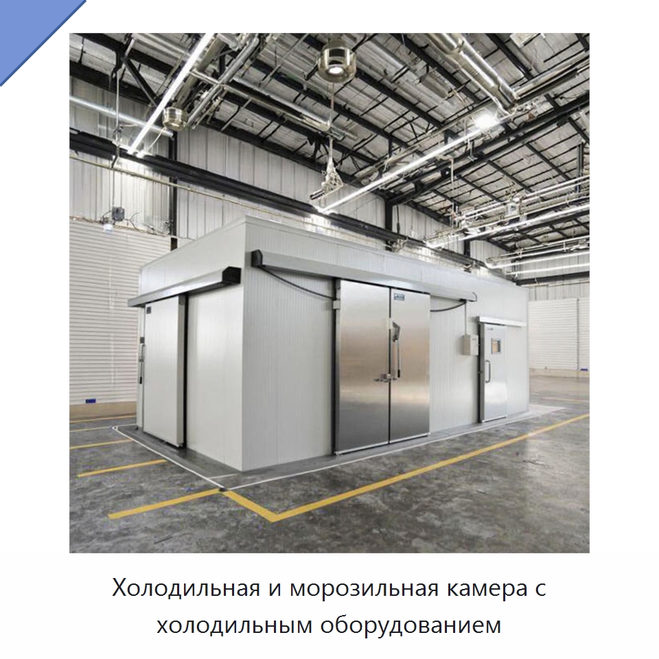 Холодильная и морозильная камера с холодильным оборудованием — Холодильные камеры
