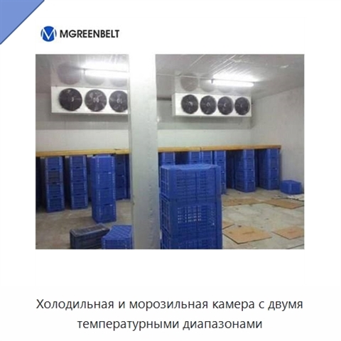 Холодильная и морозильная камера с двумя температурными диапазонами